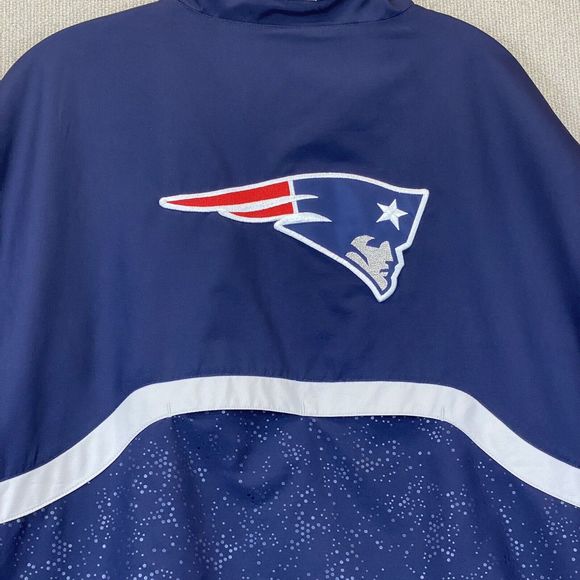 New England Patriots Jacket Coat Pullover Windbreaker Vintage - Picture 4 of 10
